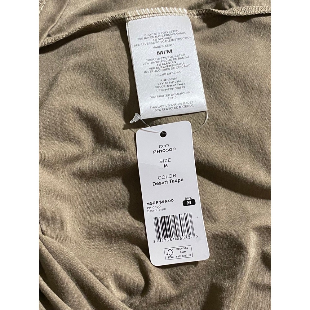Habit Mens Desert Taupe Lightweight Bamboo Rayon Hoodie Long Sleeve size Medium - Picture 8 of 12